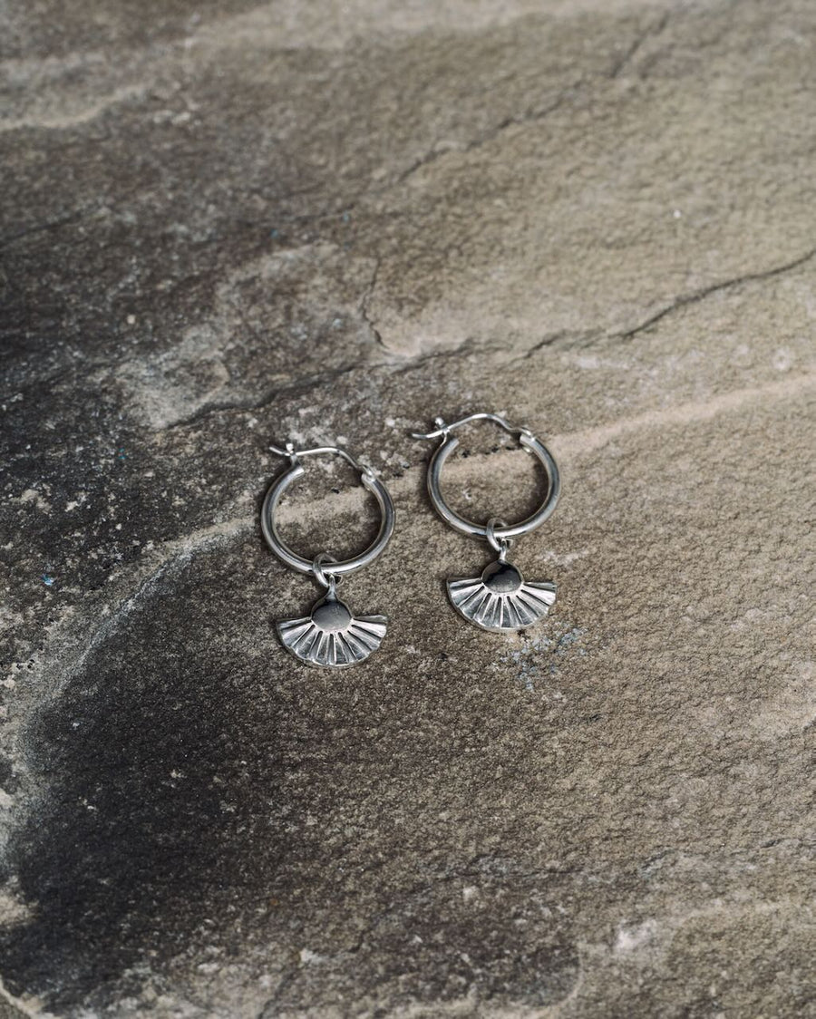 Sunset Earrings Silver