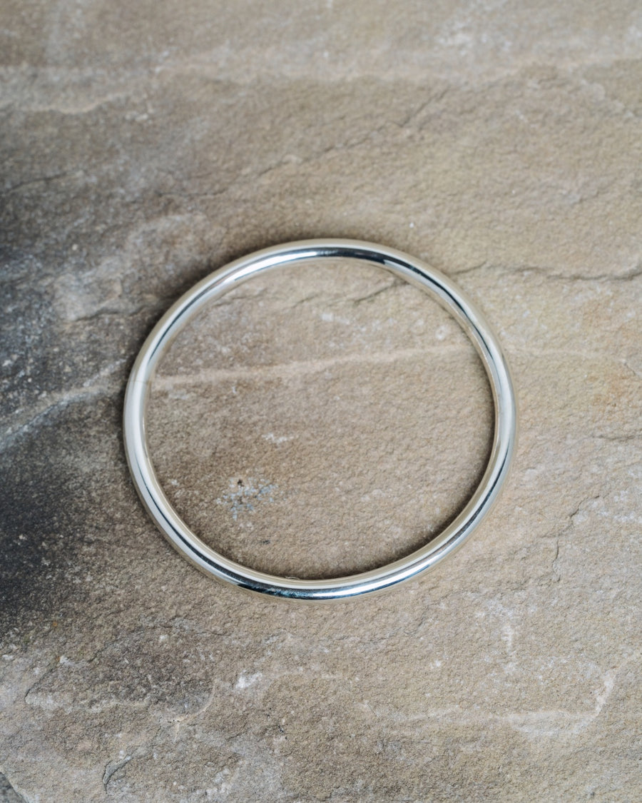 Round Bangle Silver