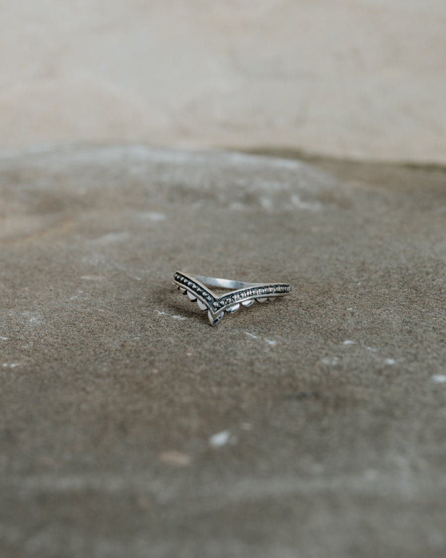 Bali Crown Ring Silver