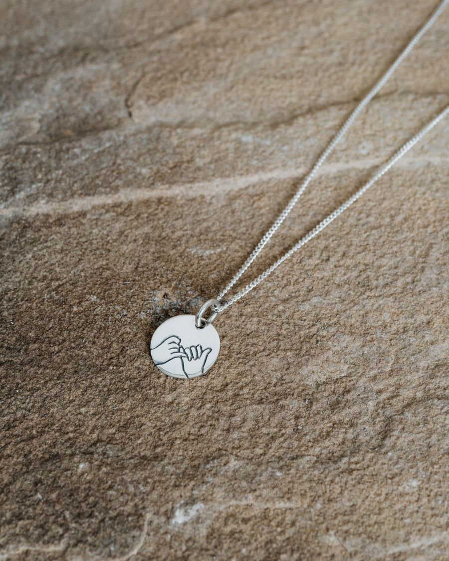 Better Together Necklace Silver
