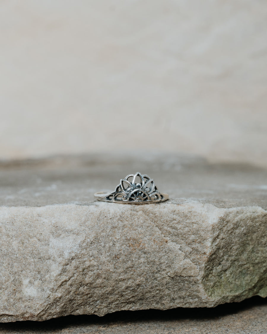 Mandalanier Ring Silver