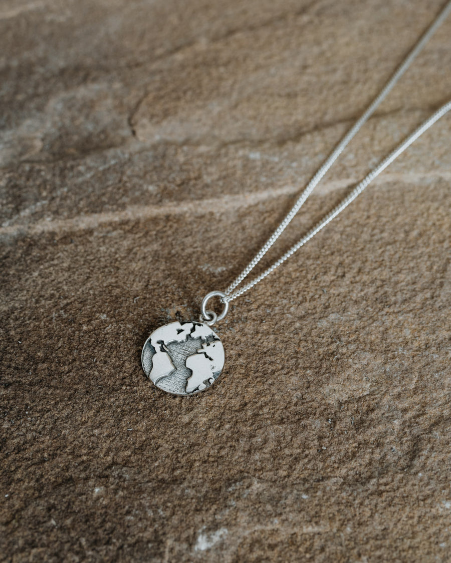 World Necklace Silver
